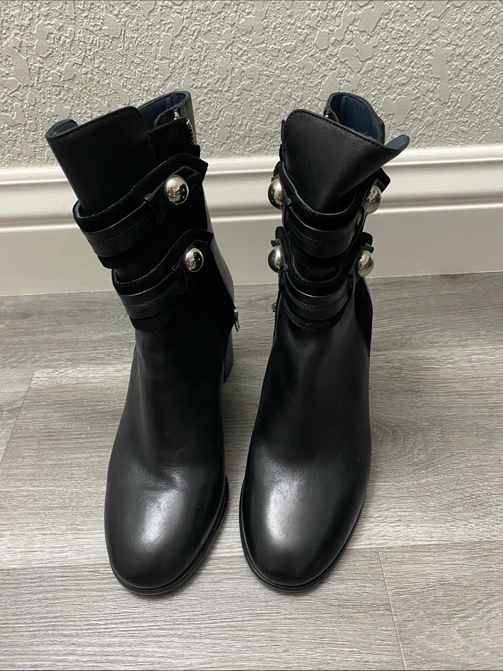 Isabel Marant Leather Buckle Ankle boots